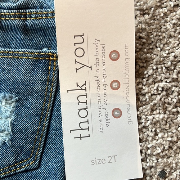 GRACE & ABEL BOUTIQUE | Denim Shorts with elastic waistband - Picture 4 of 4